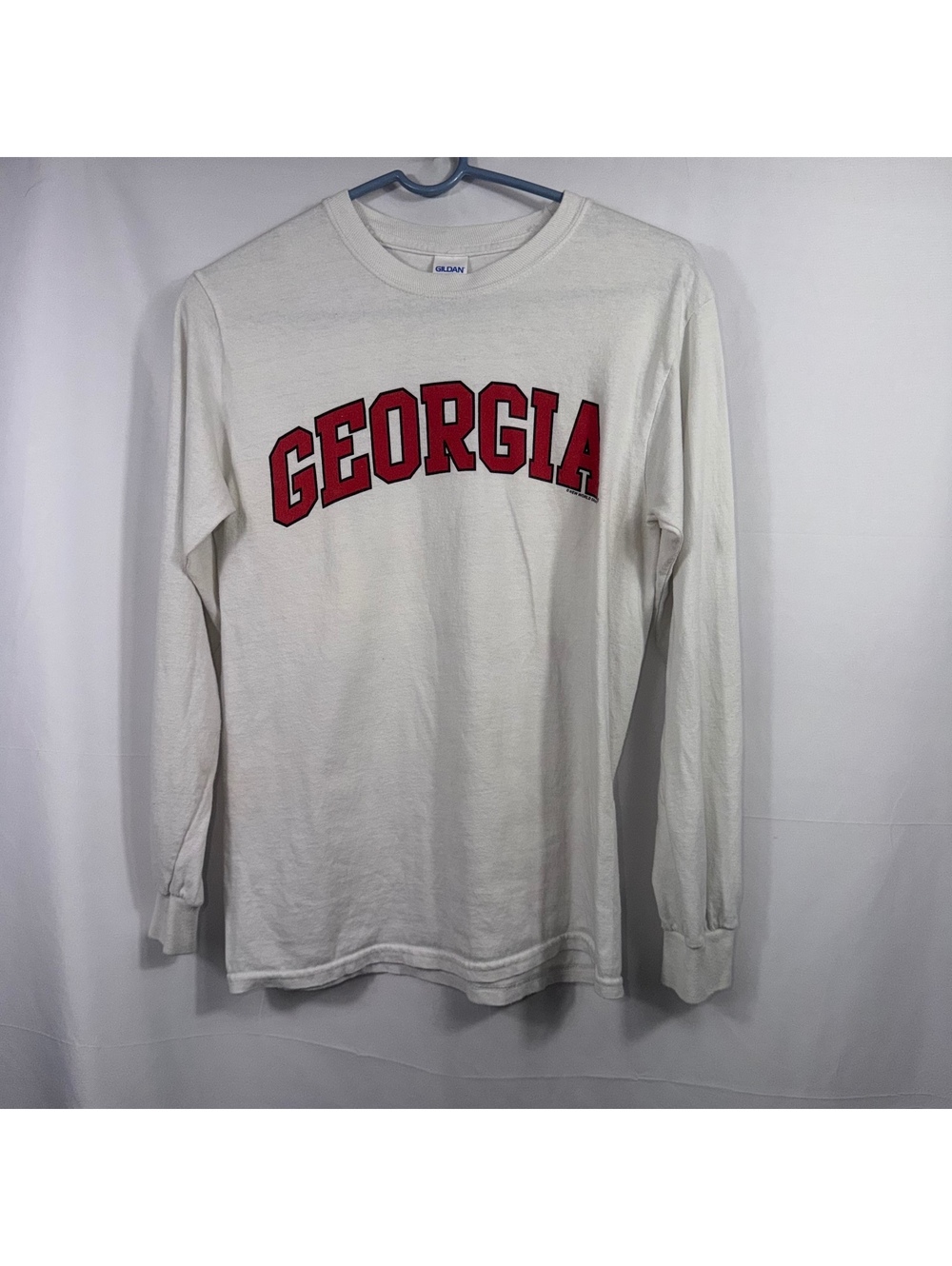 Gildan Georgia Bulldogs Long Sleeve Shirt Size S